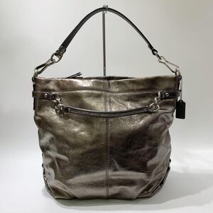COACH Boho metallic shoulder/handbag - like new